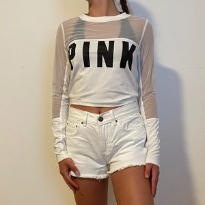 PINK mesh top